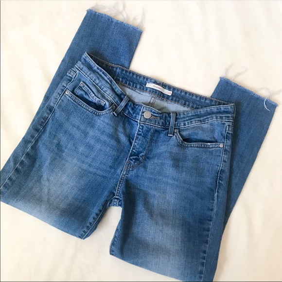 Levi's Denim - Levi’s 711 Skinny Raw Hem Jeans size 28